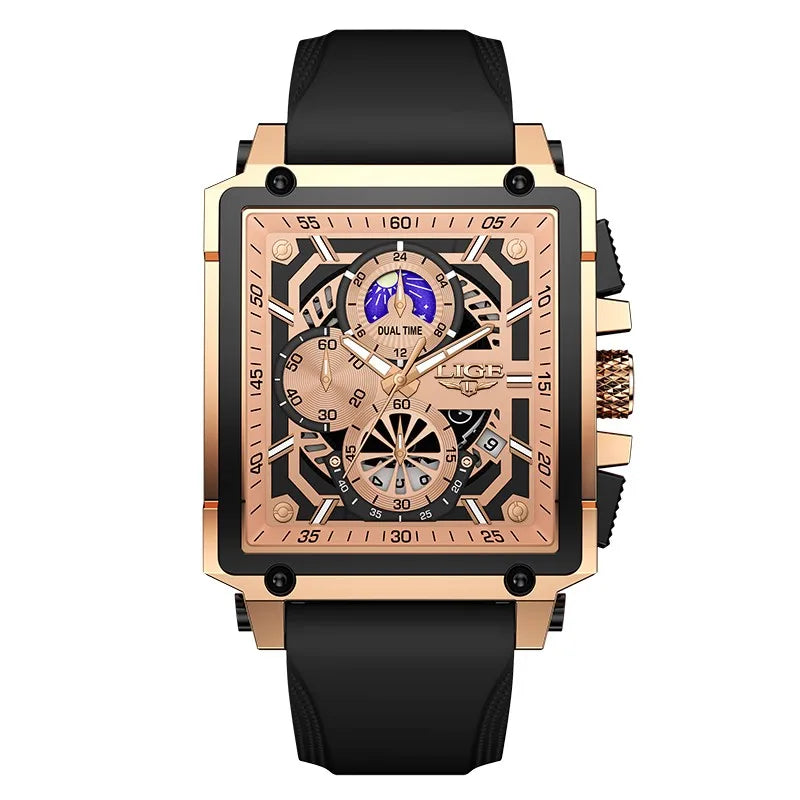 Chronograph Waterproof Square Mans Watch