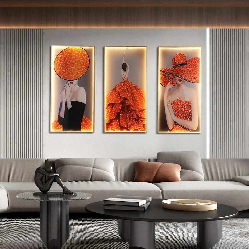 APRIL Wall Lamps Modern Fashion Three Pieces Suit