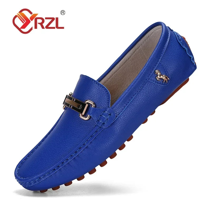 Handmade Leather Slip-On Moccasins