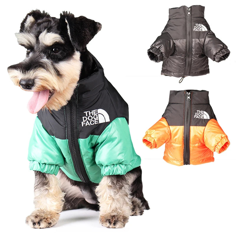 Large Winter Pet Dog Clothes Warm Windproof Jacket