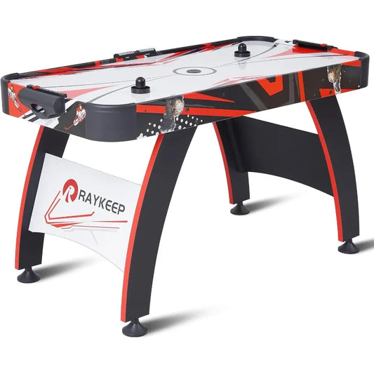 Air Hockey Table w/2 Pucks, 2 Pushers, LED Scoreboard, Powerful 12V Motor