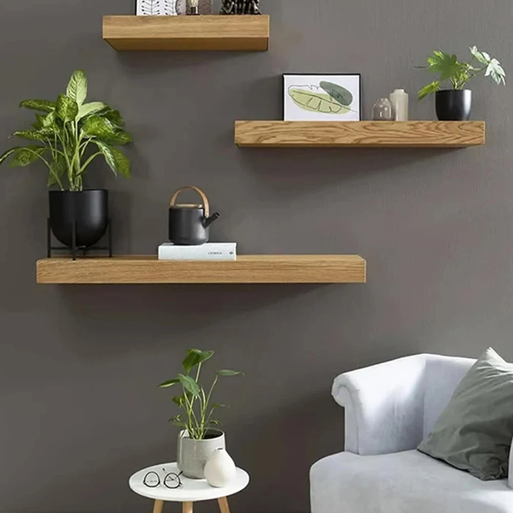 Wooden Secret Compartment Concealed Floating Shelves