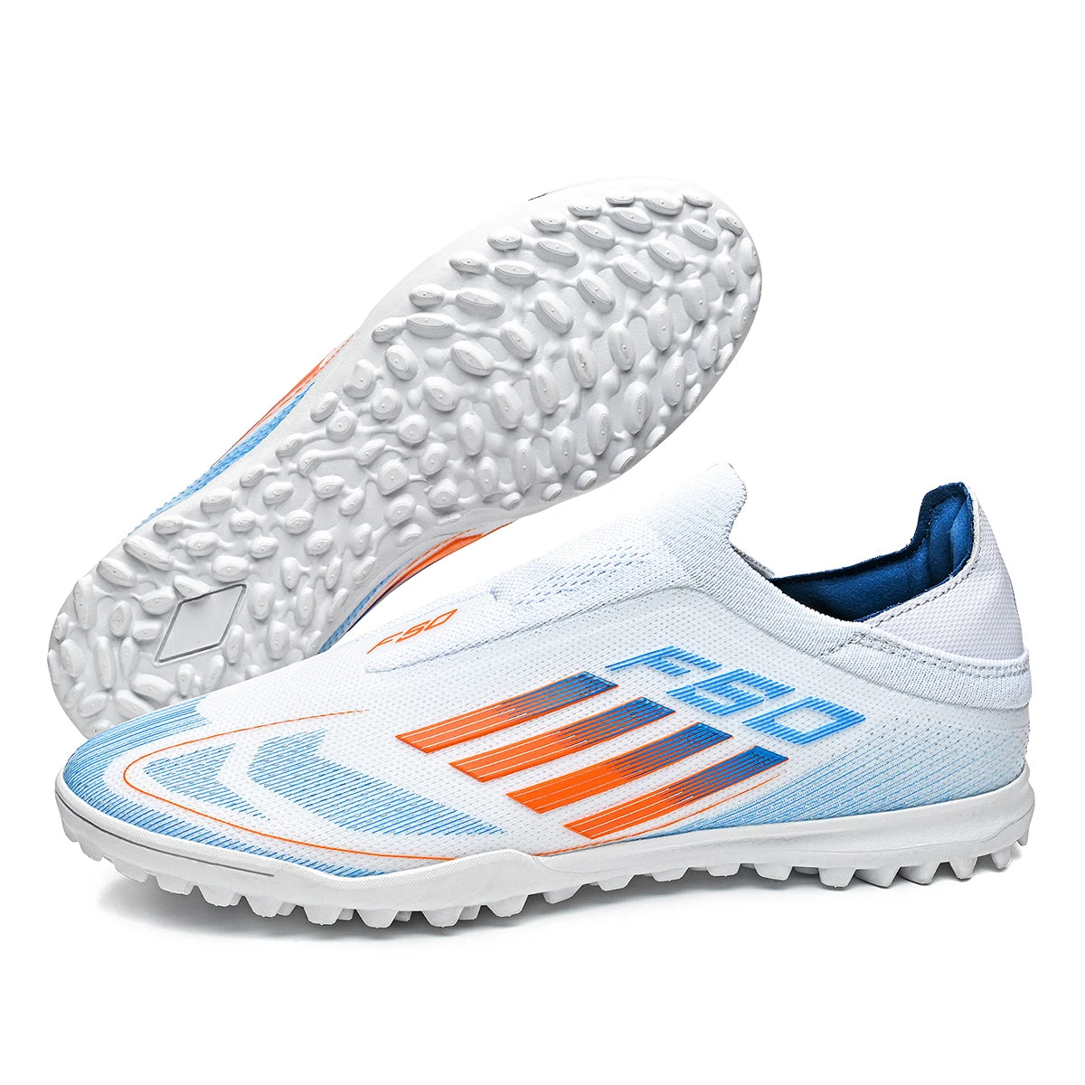 Men Soccer Shoes Breathable Long Spikes Cleats