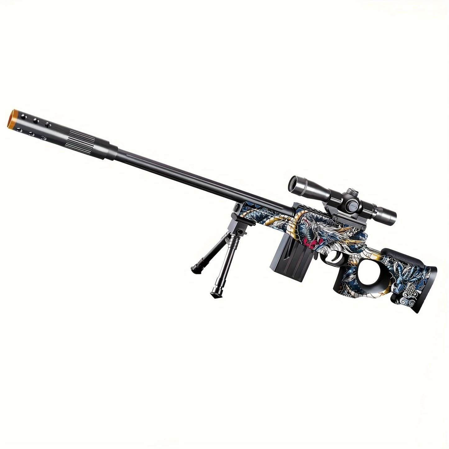 Mini SVD Sniper Gun, Shooting Toy Gel Ball Blaster