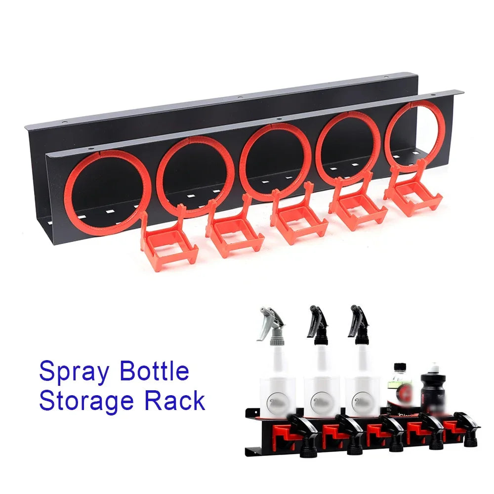 Garage Wall Mounted Car Detailing Organizer