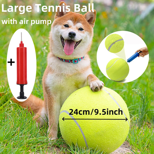 7/9.5Inch Giant Tennis Ball Inflatable Toy for Dog