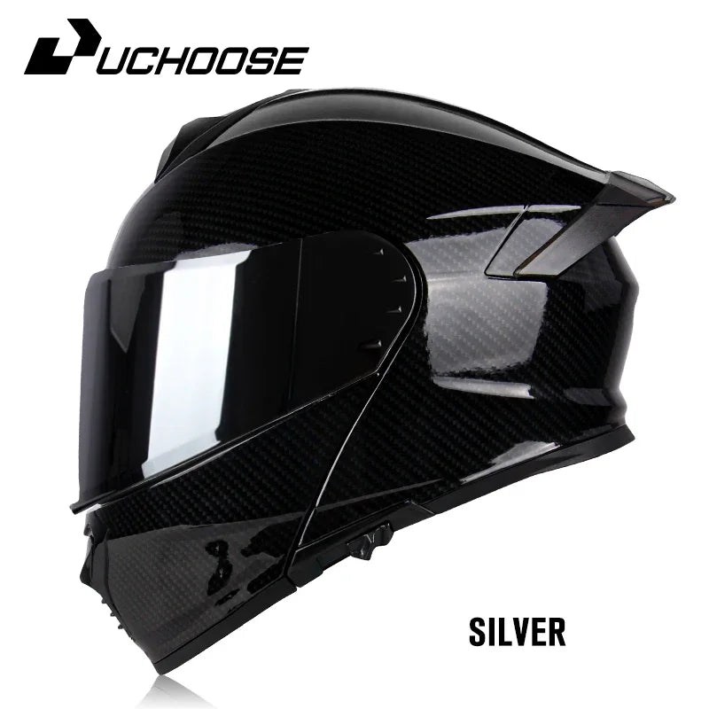 DOT Approved Full Face Helmets Protective Double Sun Visor