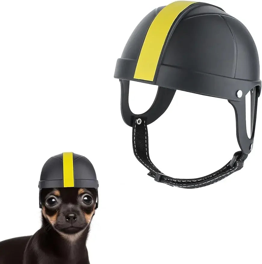 Safety Helmet with Ear Holes for Small Dogs