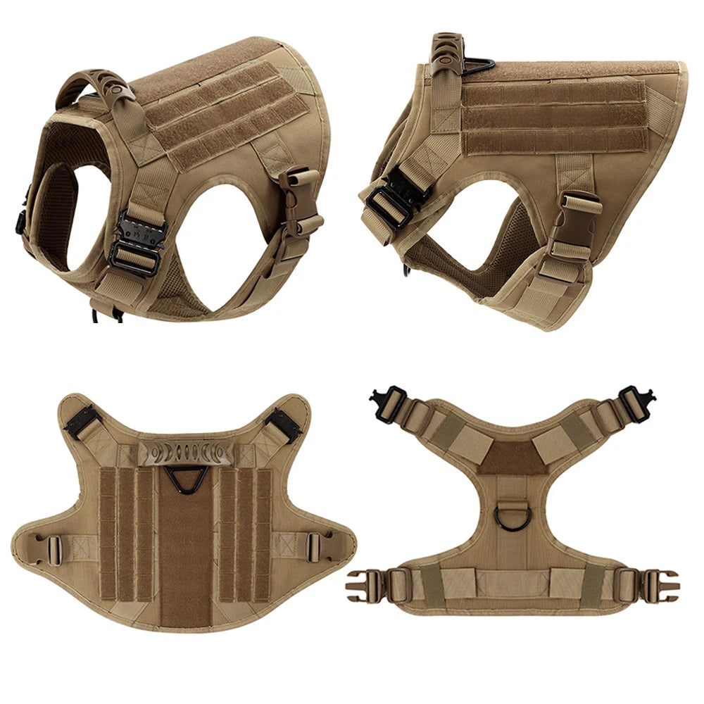 Military Large Dog Harness Training Vest