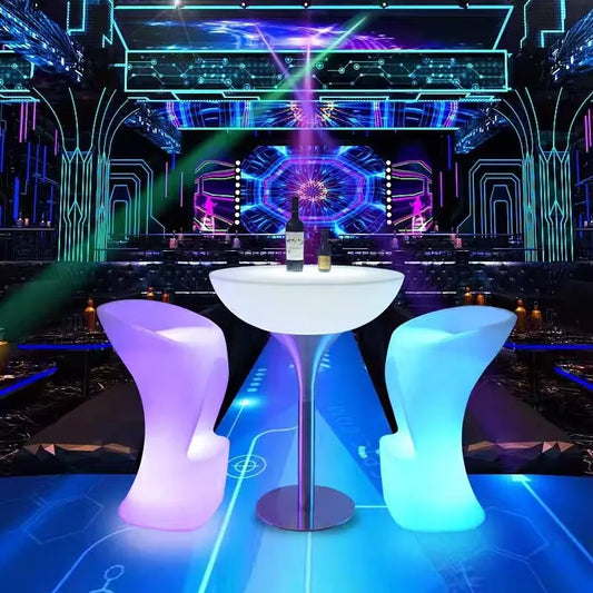 16 Colors LED Light-Emitting Bar Stools