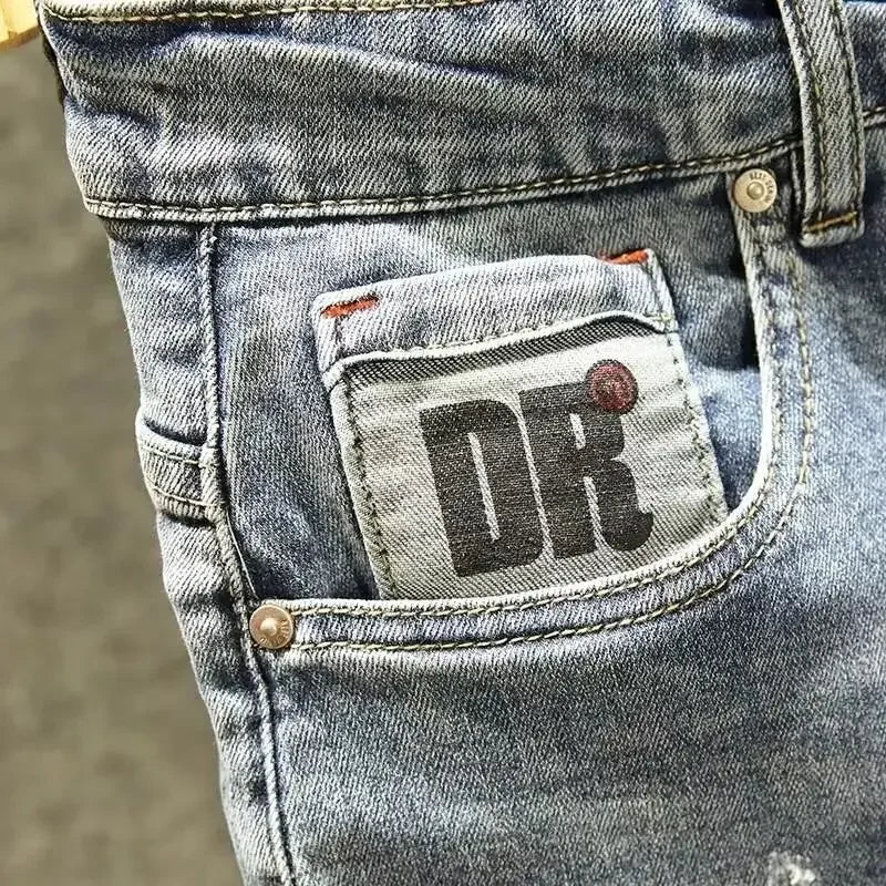 Denim Vintage Retro Wash Slim Shorts