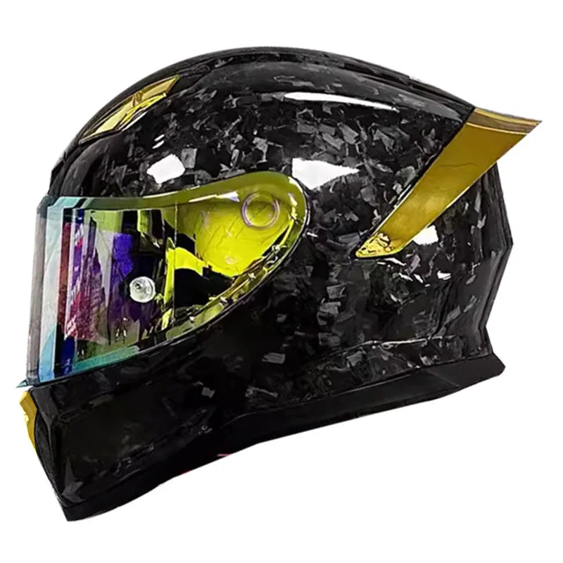 Full Face Helmet Carbon Fiber 3K Wear-Resistant