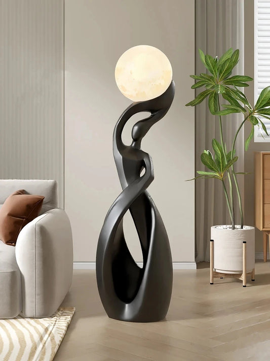 Abstract Art Large Floor Luminous Sculpture Figurines