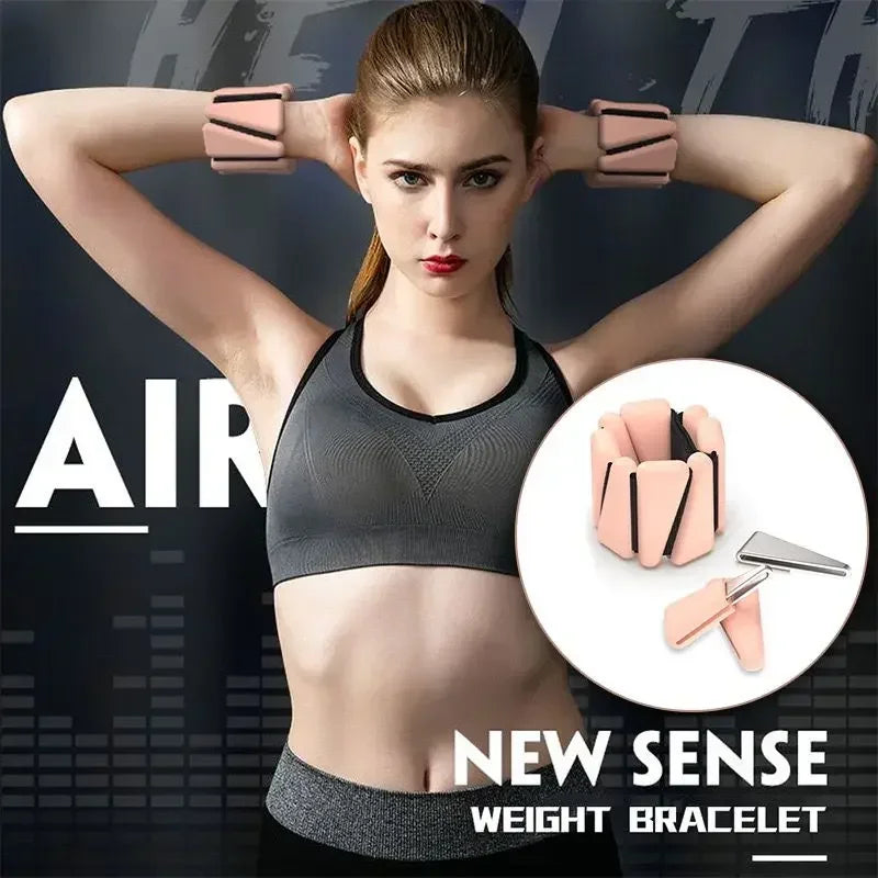 1/2lbs Exercise Triangle Silicone Adjustable Weight Wristband
