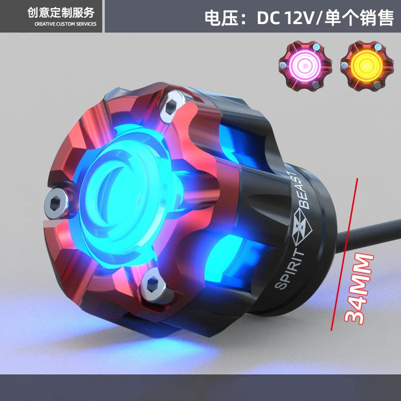 1 Piece Motorcycle Front Fork Electric LED Light