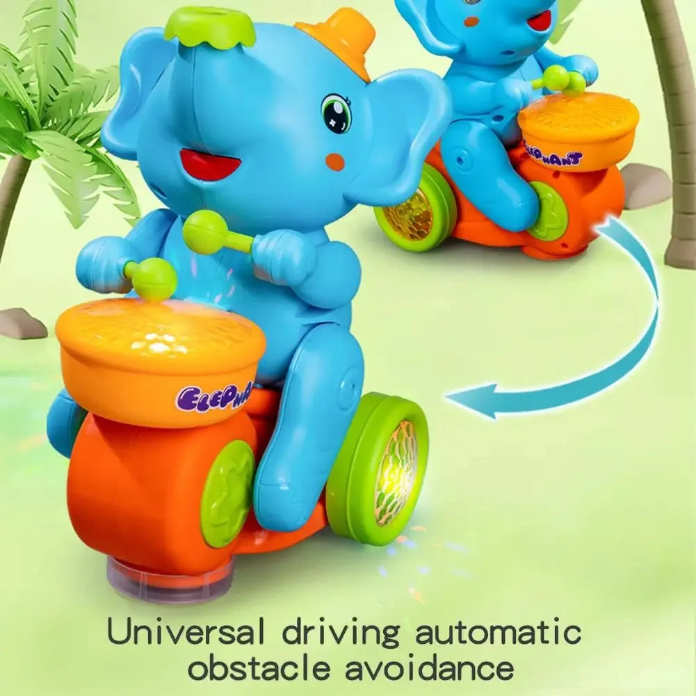 Musical Walking Elephant Drummer Learning Educational Toy