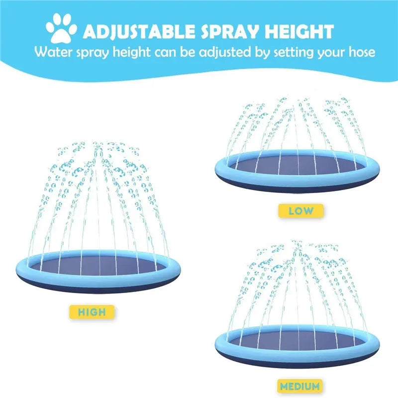 Summer Play Cooling Mat Refreshing Dog Sprinkler Pad