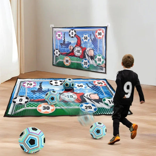 Soccer Game Mat Set Outdoor Indoor Soccer Training