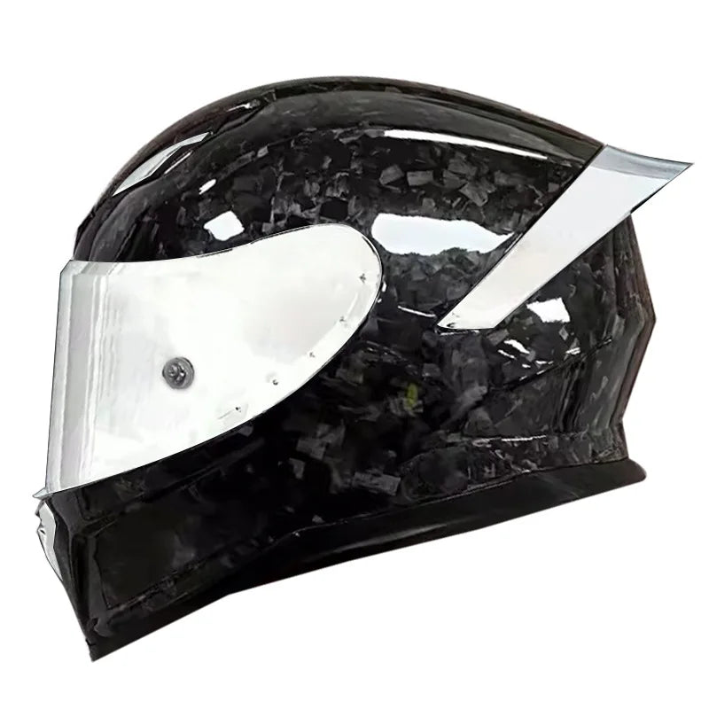 Full Face Helmet Carbon Fiber 3K Wear-Resistant