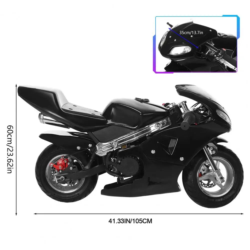 2-Stroke 49cc Mini Pocket Gas Motorbike