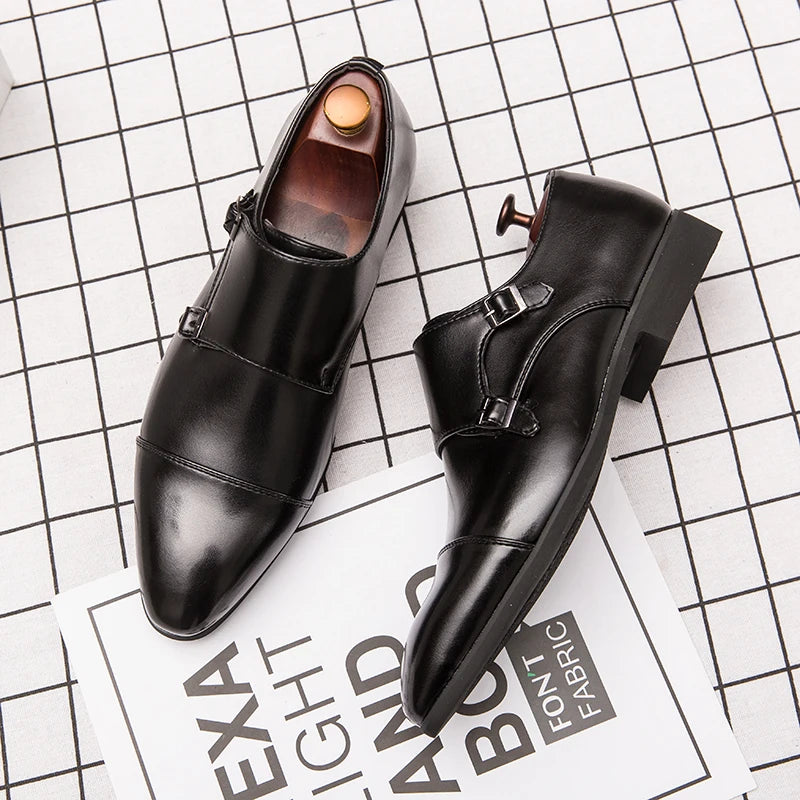 British Style Casual Business Men's Leather Shoes