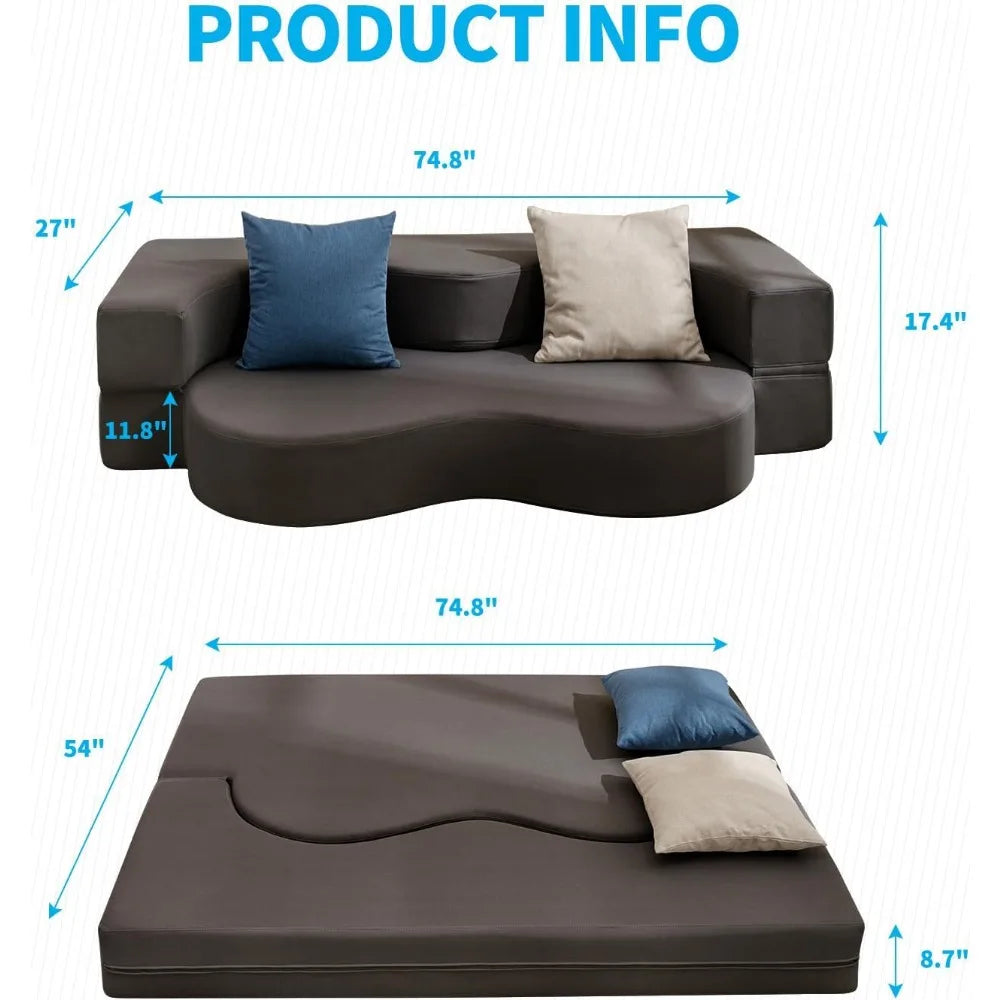 Full size fold out Futon Sleeper Couch Bed