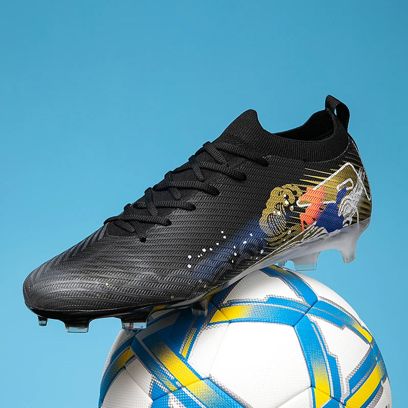 Soccer Cleats FG Non-Slip Long Spikes Ultralight