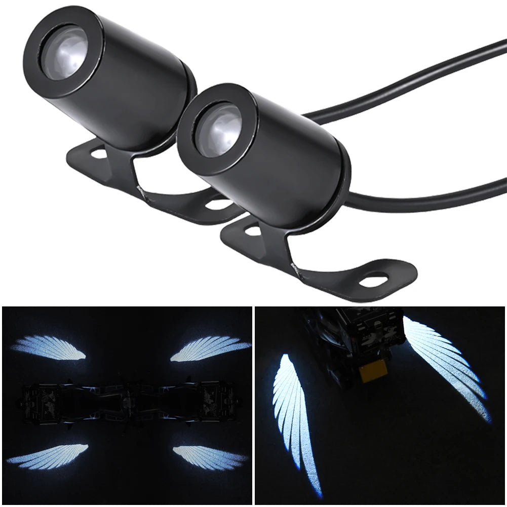 2pc Angel Wings Projection Lights for Motorcycles