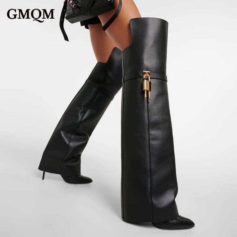 Women Over Knee Pointed Toe Stiletto Long Boots