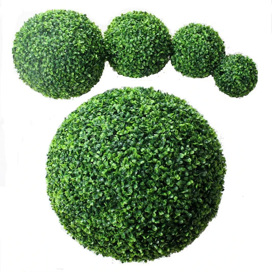 Green Topiary Decorative Grass Balls Home Garden