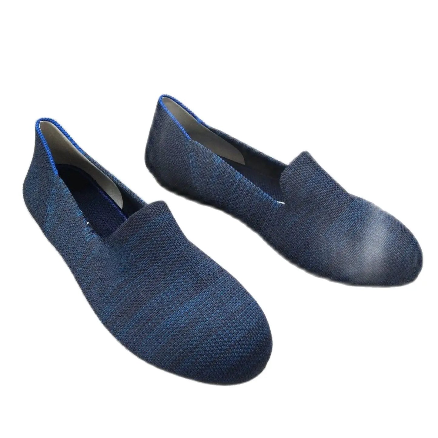 Women's Stretchable Soft Bottom Knitted Casual Loafers