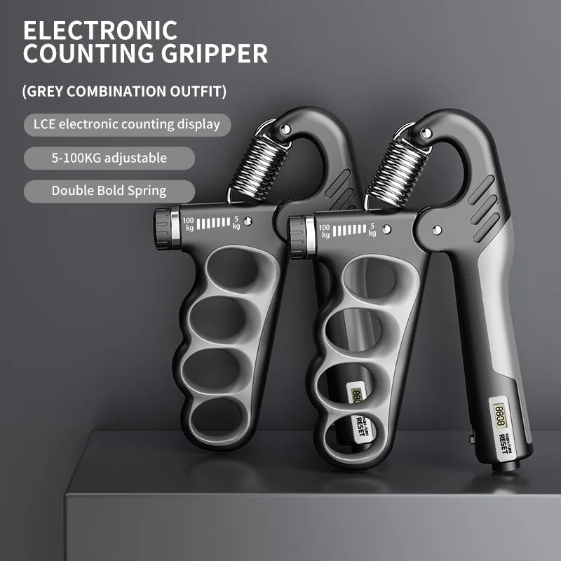 5-100KG adjustable electronic counting hand gripper