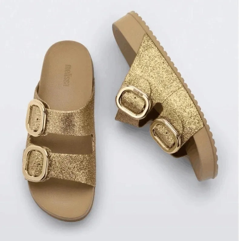 Wide Face Cool Open Toe Jelly Shoes
