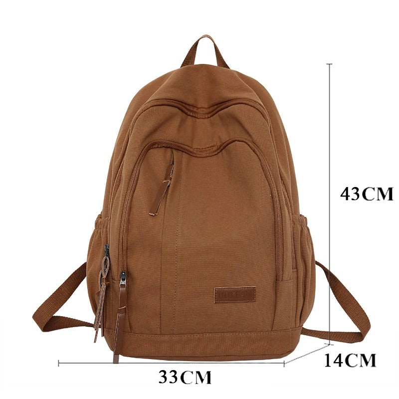 Fashion Canvas Leisure Bookbag for Girls Boys
