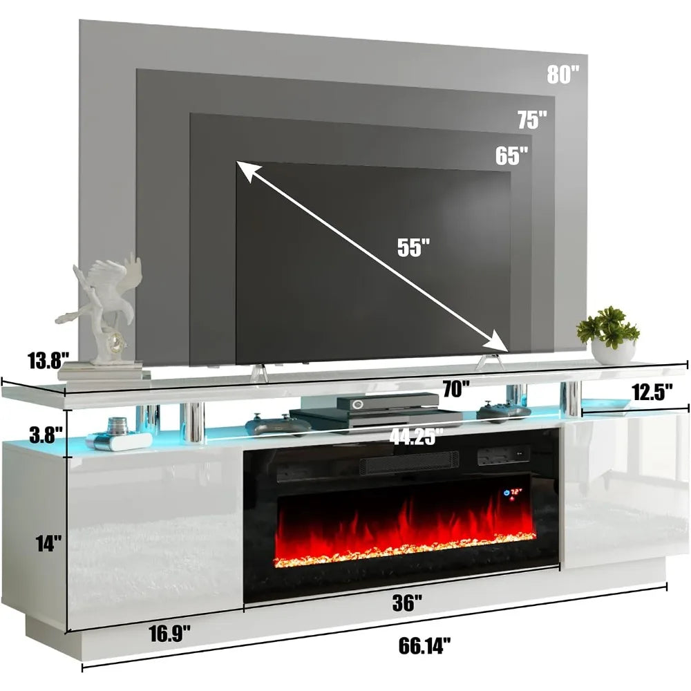 Fireplace TV Stand with 36" Fireplace