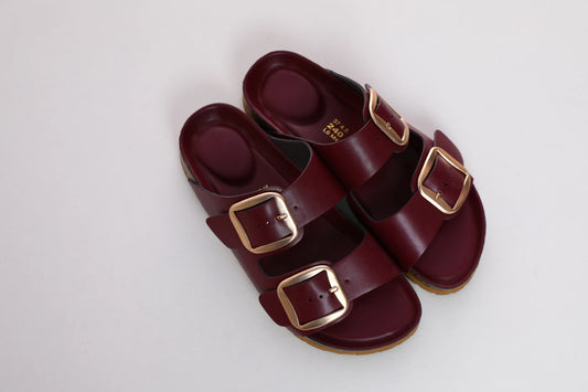 Comfortable Slip-Ons with Adjustable Buckle Straps