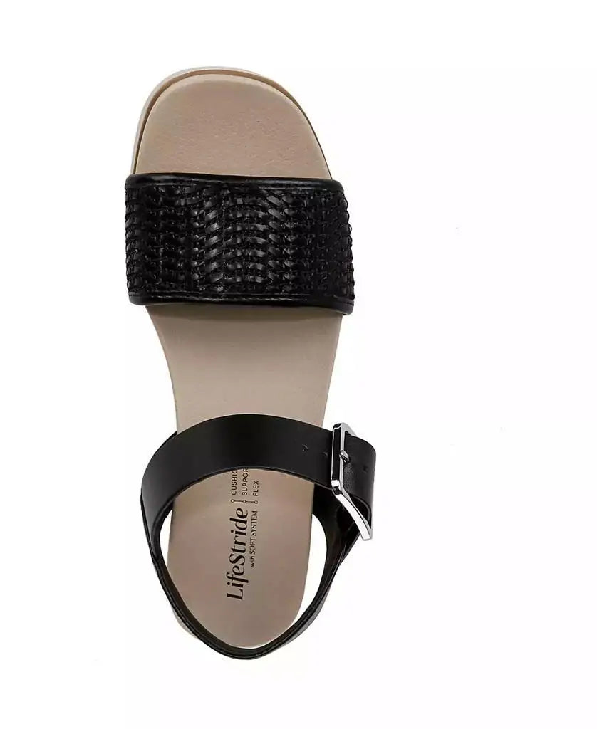 Square Open Toe Platform Sandals