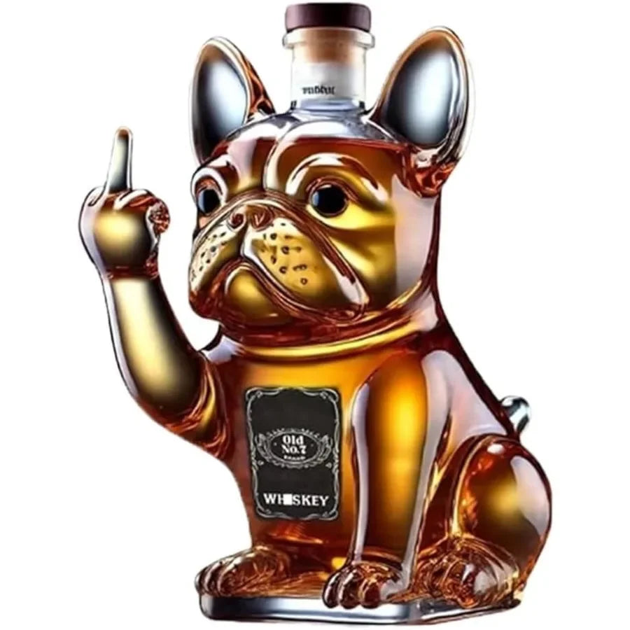 Funny Animal Middle Finger Whiskey Decanter