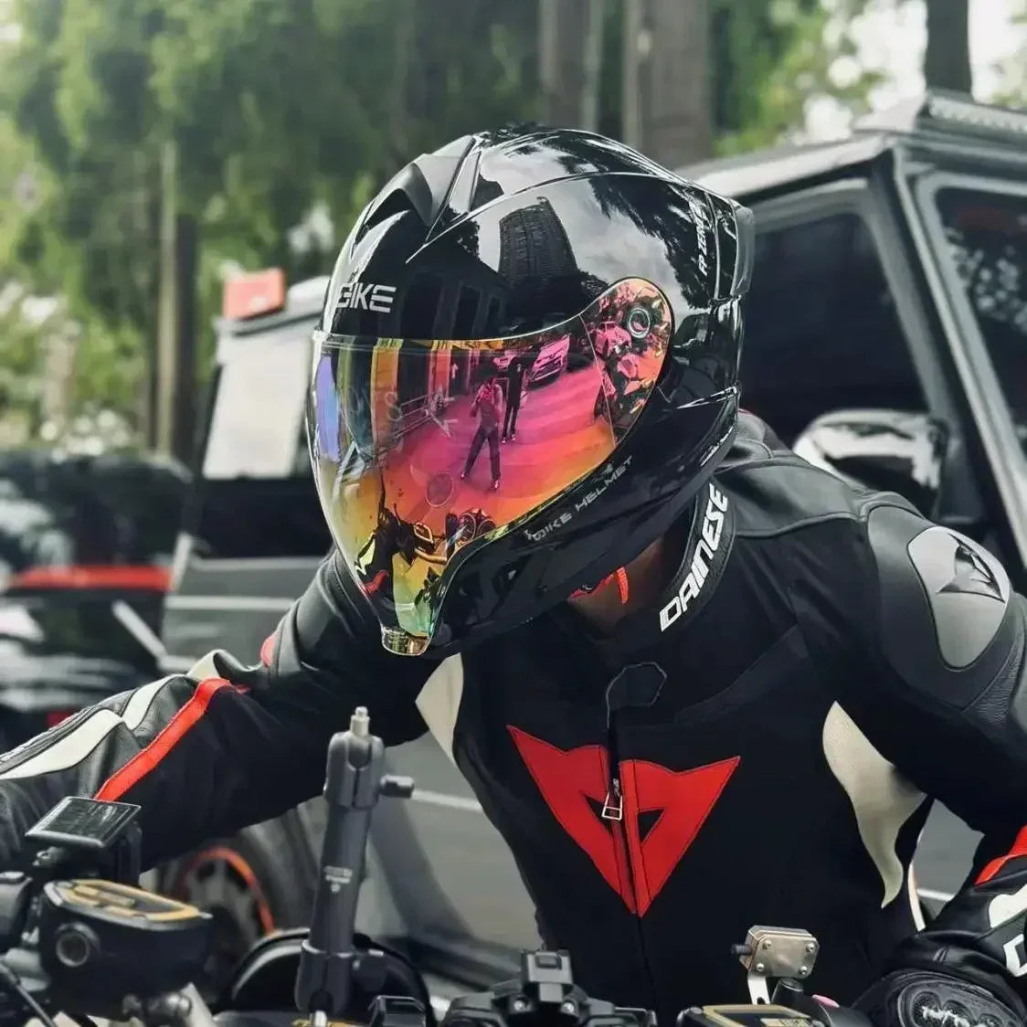 Motorcycle Helmet Full Face Double Lens