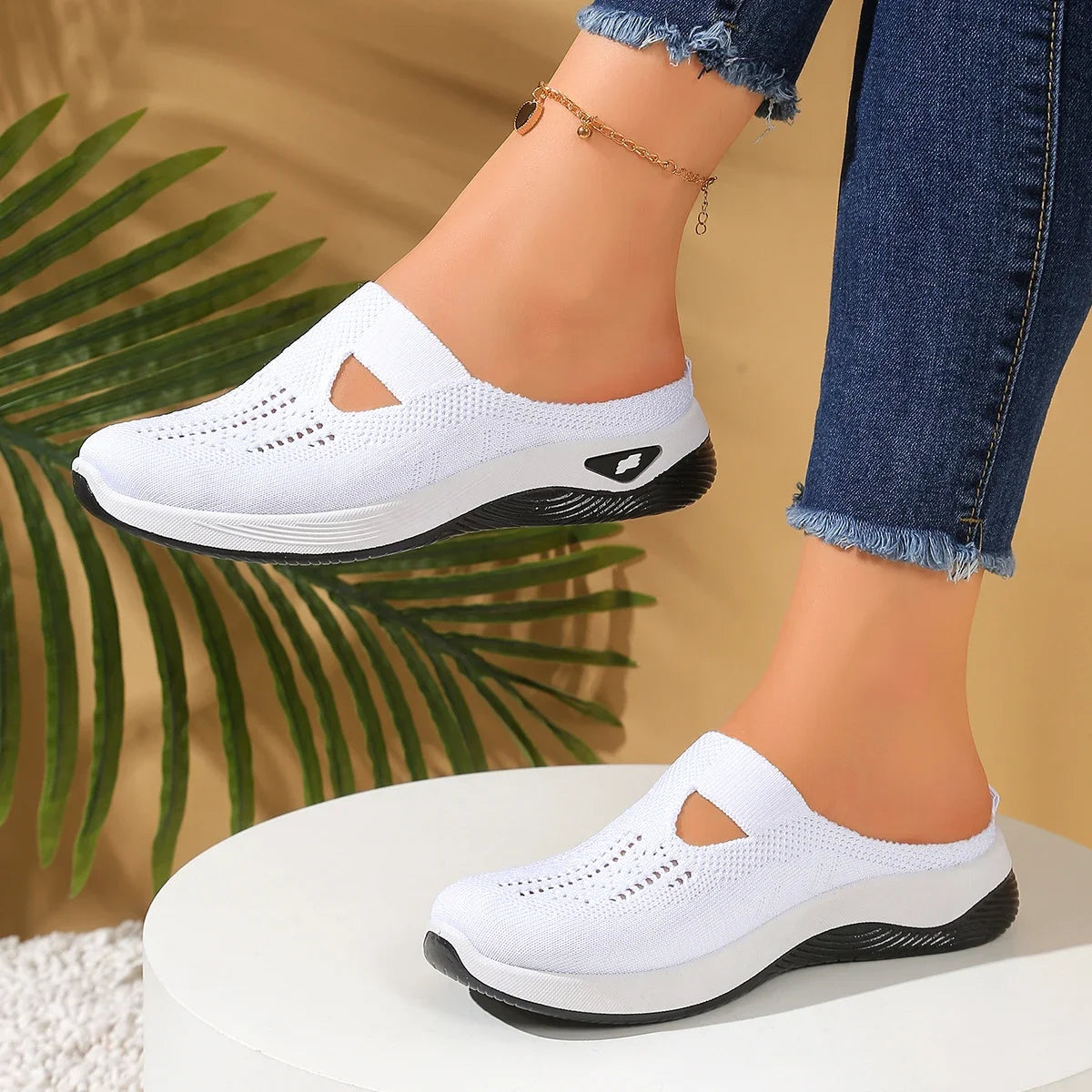 Comfortable Half Slipper Women's Shoes