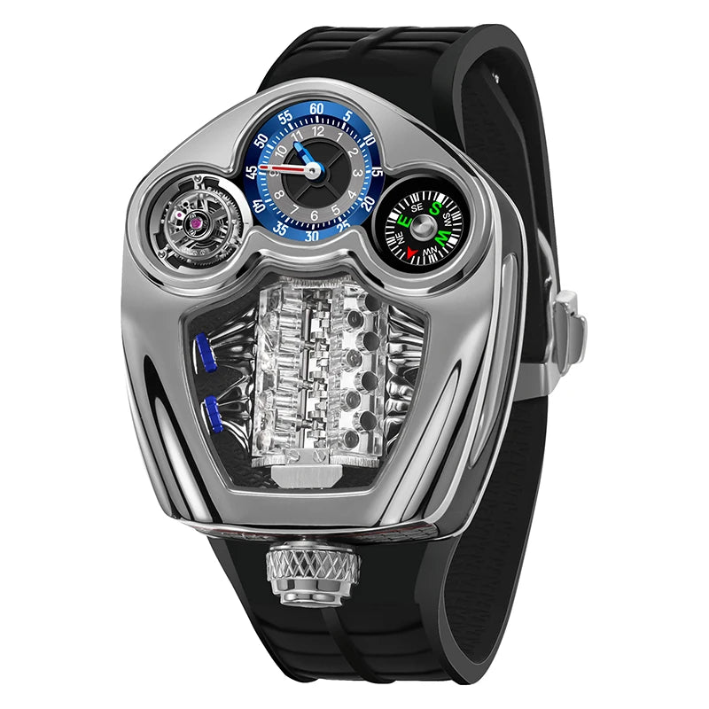 Men's Quartz Wristwatch Engine Design Waterproof