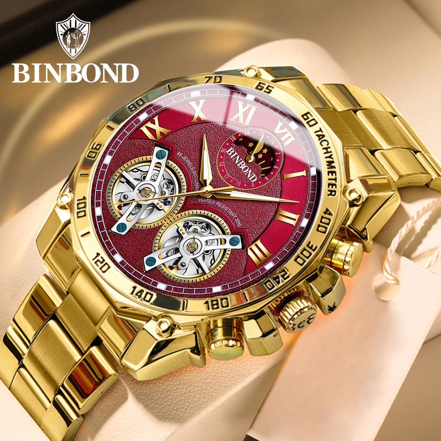 Decorative Military Waterproof Men's Wristwatch