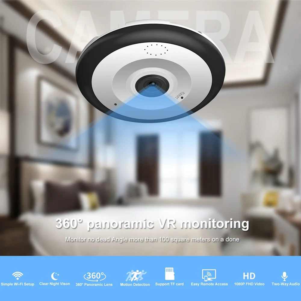 360 Panoramic WIFI MINI Surveillance Wireless Camera