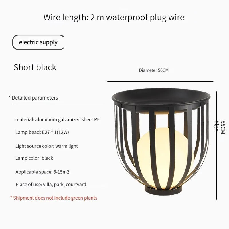 Waterproof Ip65 Solar Garden Lamp Lighting