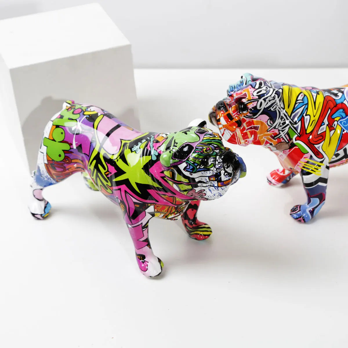Creativity Bulldog Graffiti Home Decor