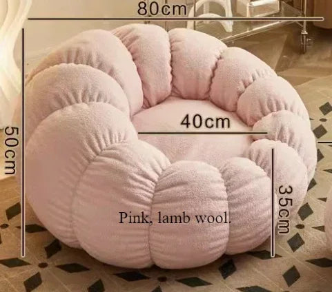 Pumpkin Lazy Single Tatami Sofa Chair
