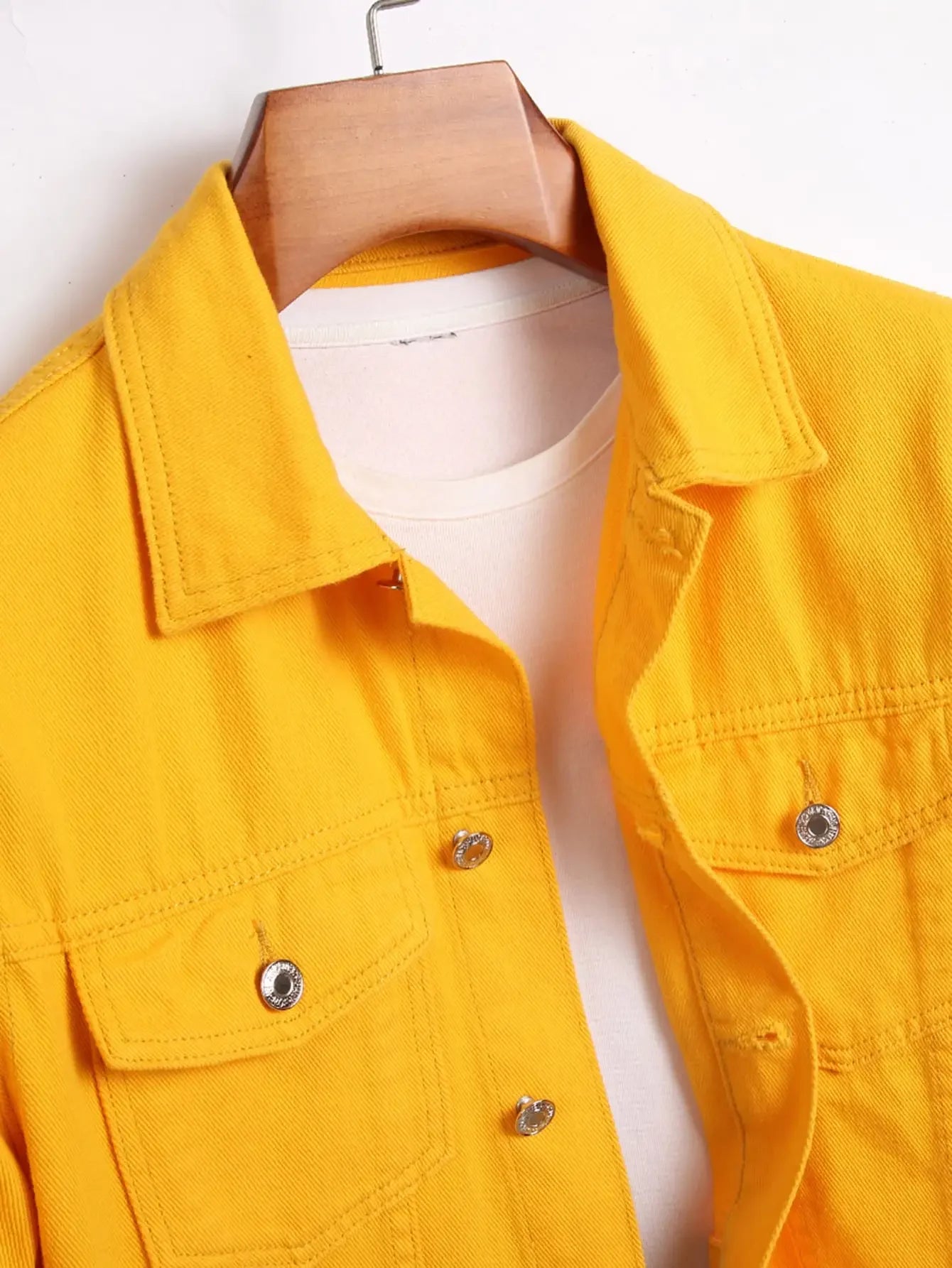 Denim Cotton Stretch Trucker Jacket for Men