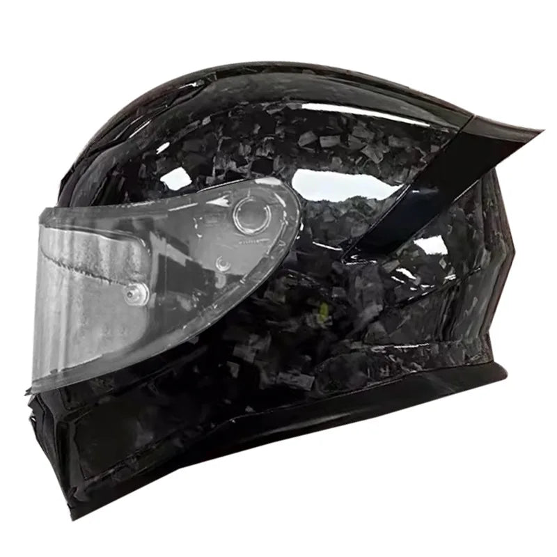Full Face Helmet Carbon Fiber 3K Wear-Resistant
