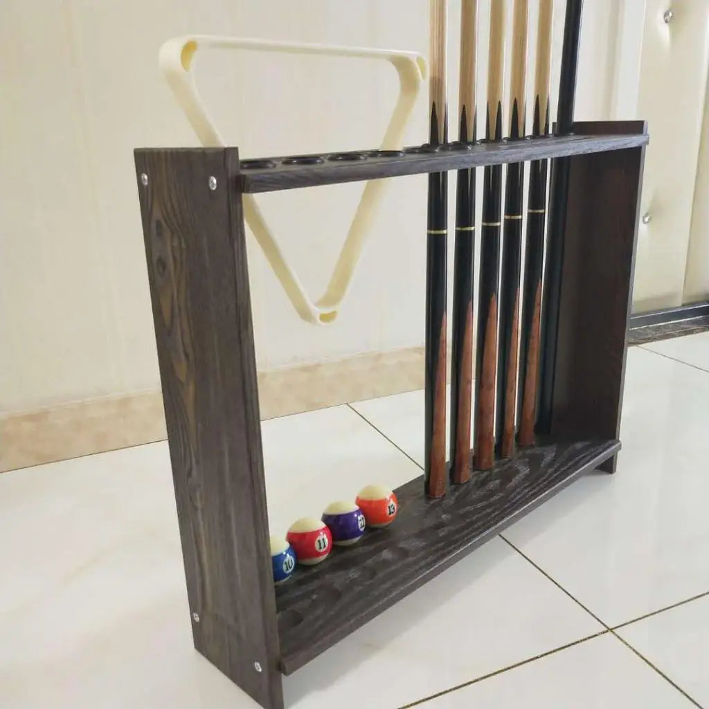 Portable Billiards Pool Stick Rack Holder Floor Stand