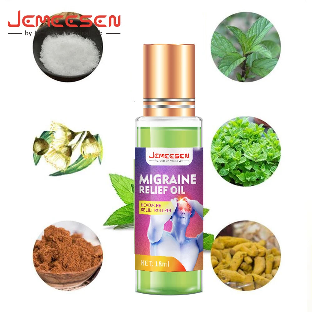 Migraine Essential Oils for Sinus Tension Headache & Migraine Relief